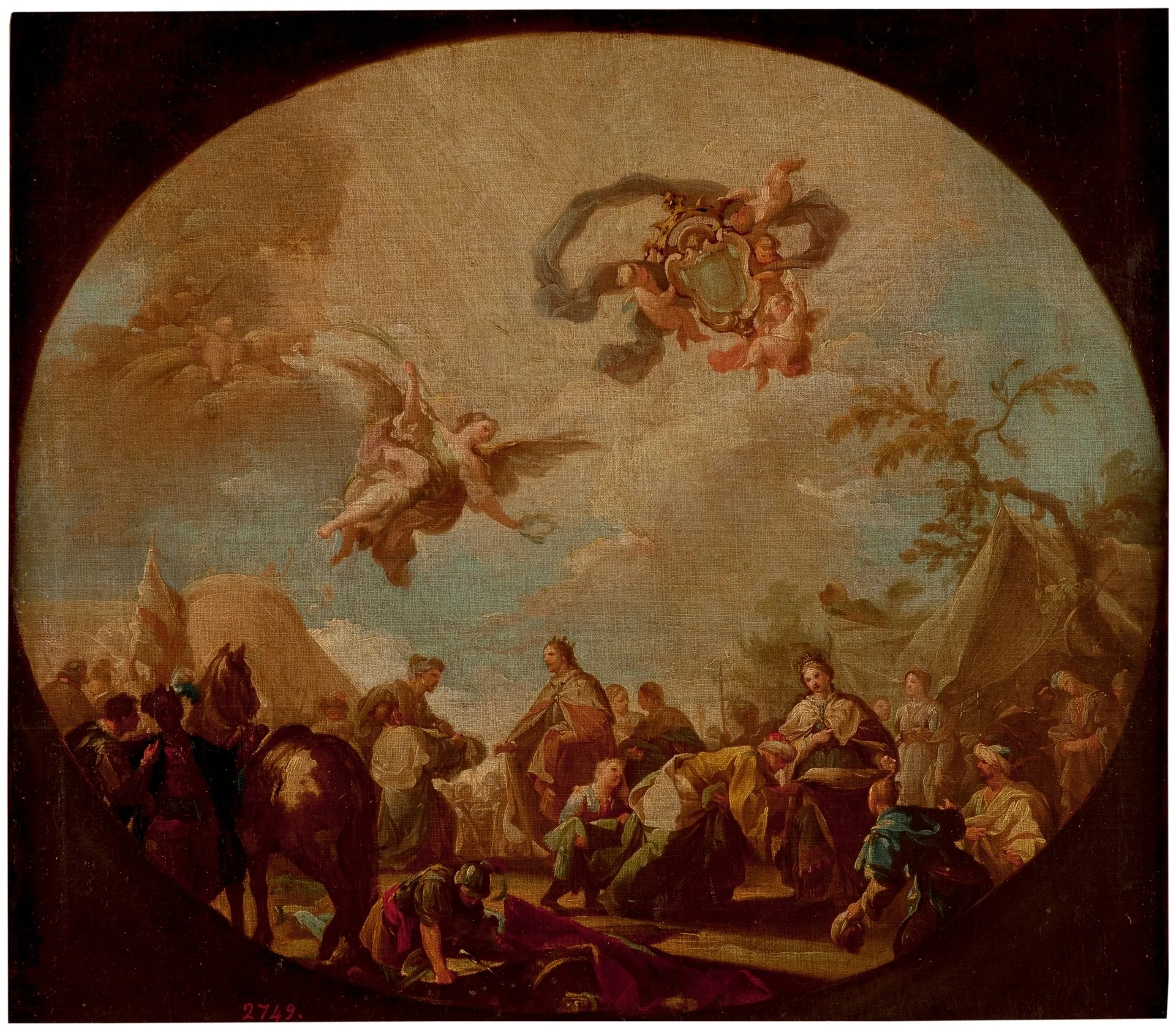 La Rendición de Granada, detail