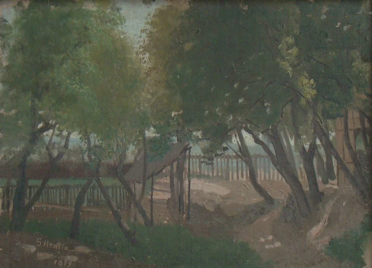 Peisaj, detail