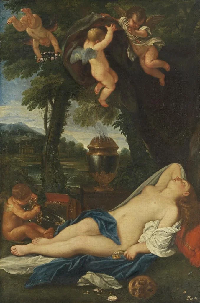 Die Eitelkeit des Irdischen, detail