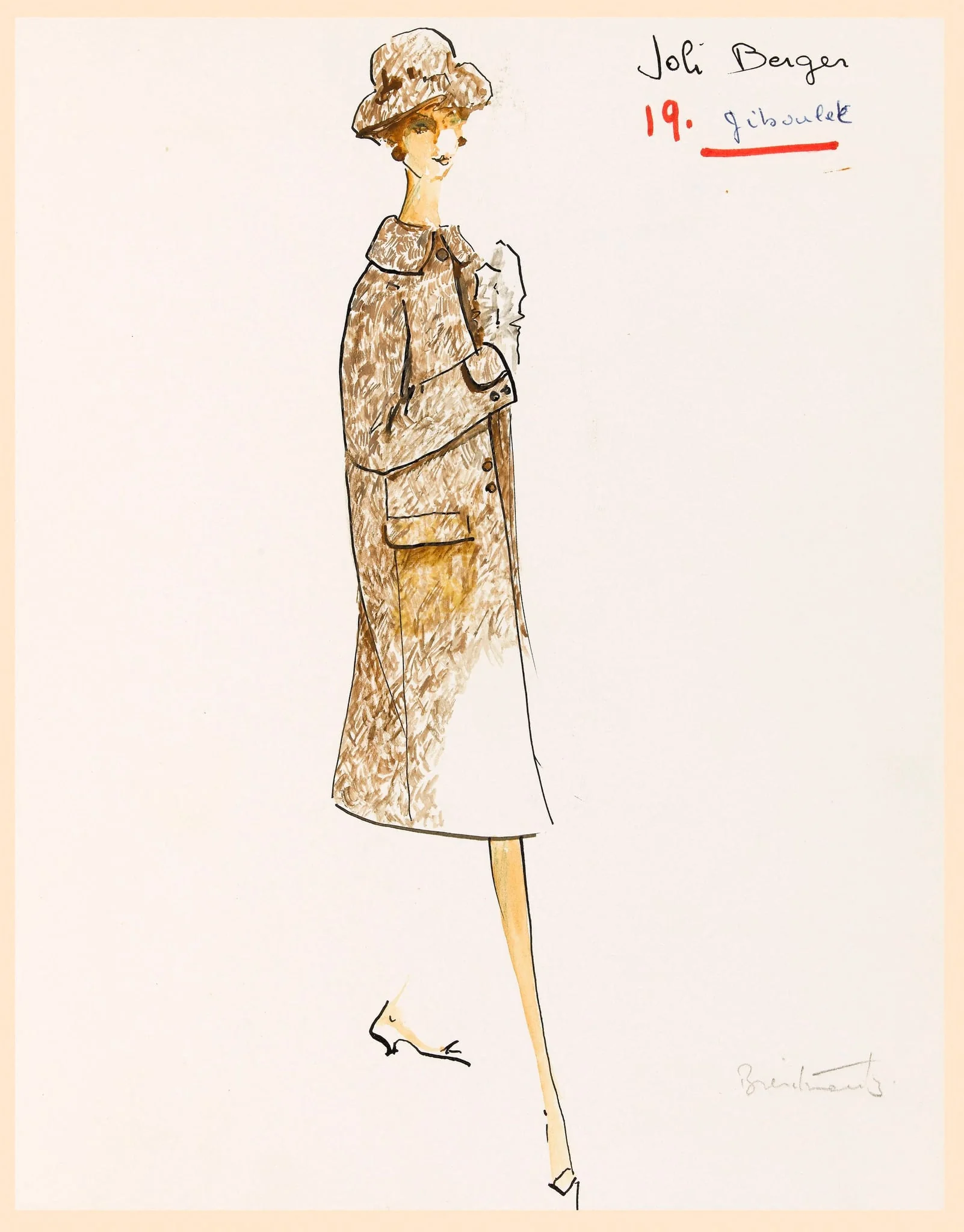 Joli Berger - giboulée, detail