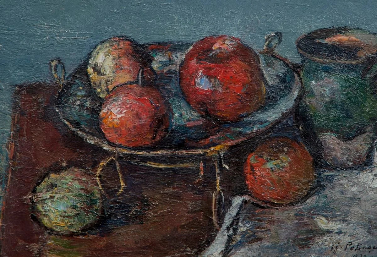 Natură statică cu mere, detail