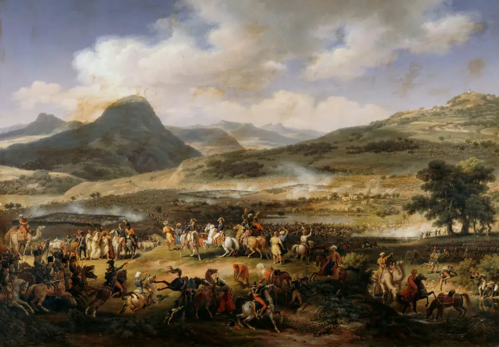 The Battle of Mount Tabor, by Baron Lejeune Louis-François, oil, 1808
