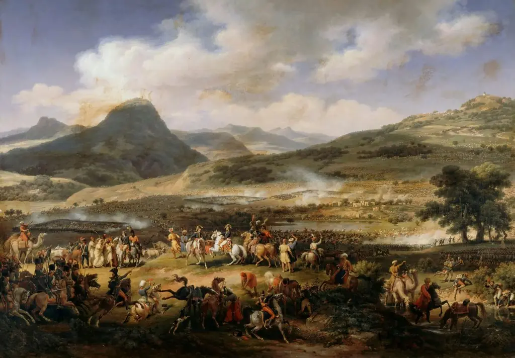 The Battle of Mount Tabor, by Baron Lejeune Louis-François, oil, 1808
