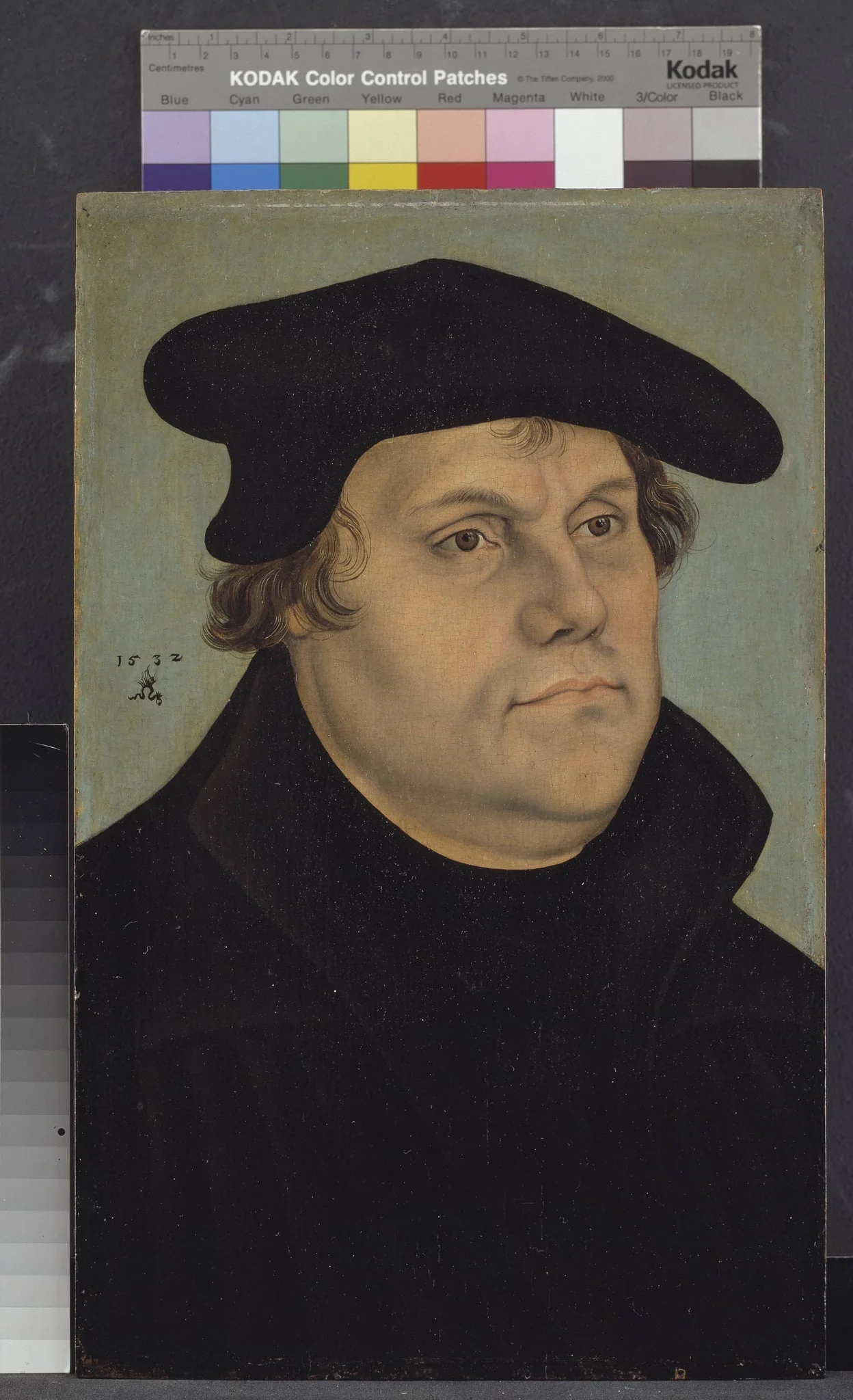 Portrait of Martin Luther, detail