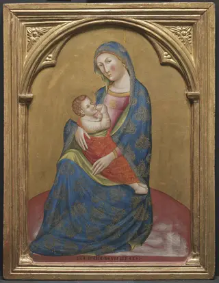 Madonna of Humility, by Catarino Veneziano, unspecified, 1375