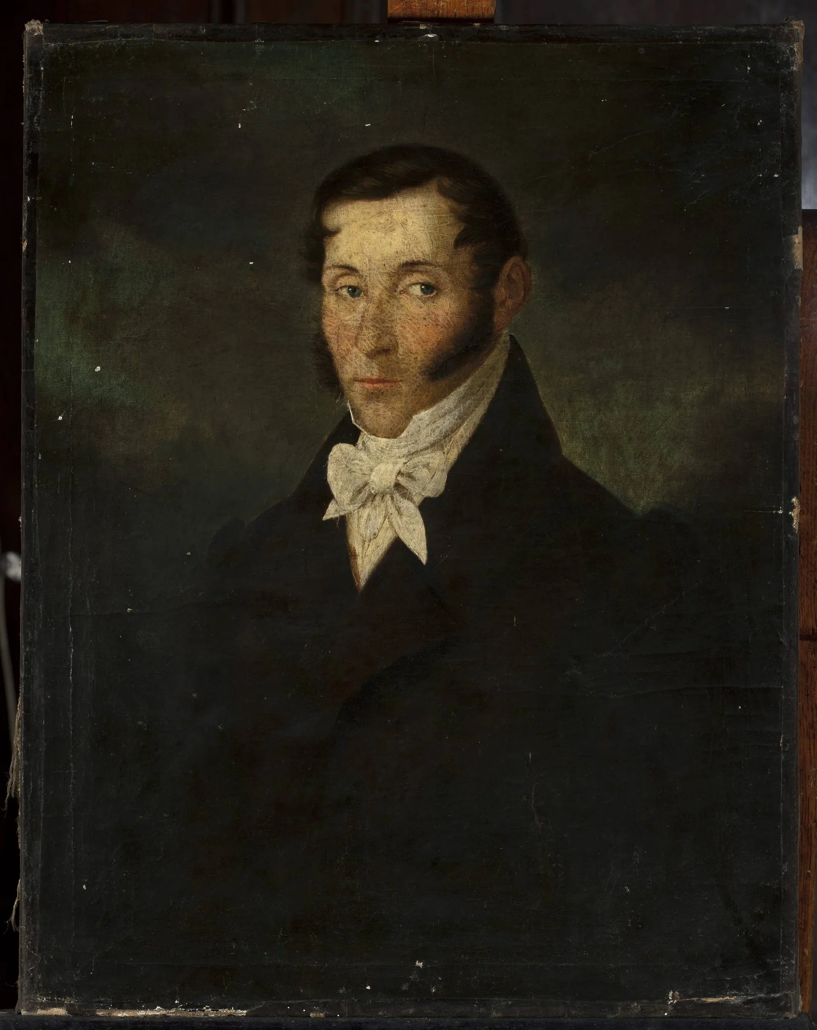 Portrait of Antoni Olechowski, detail
