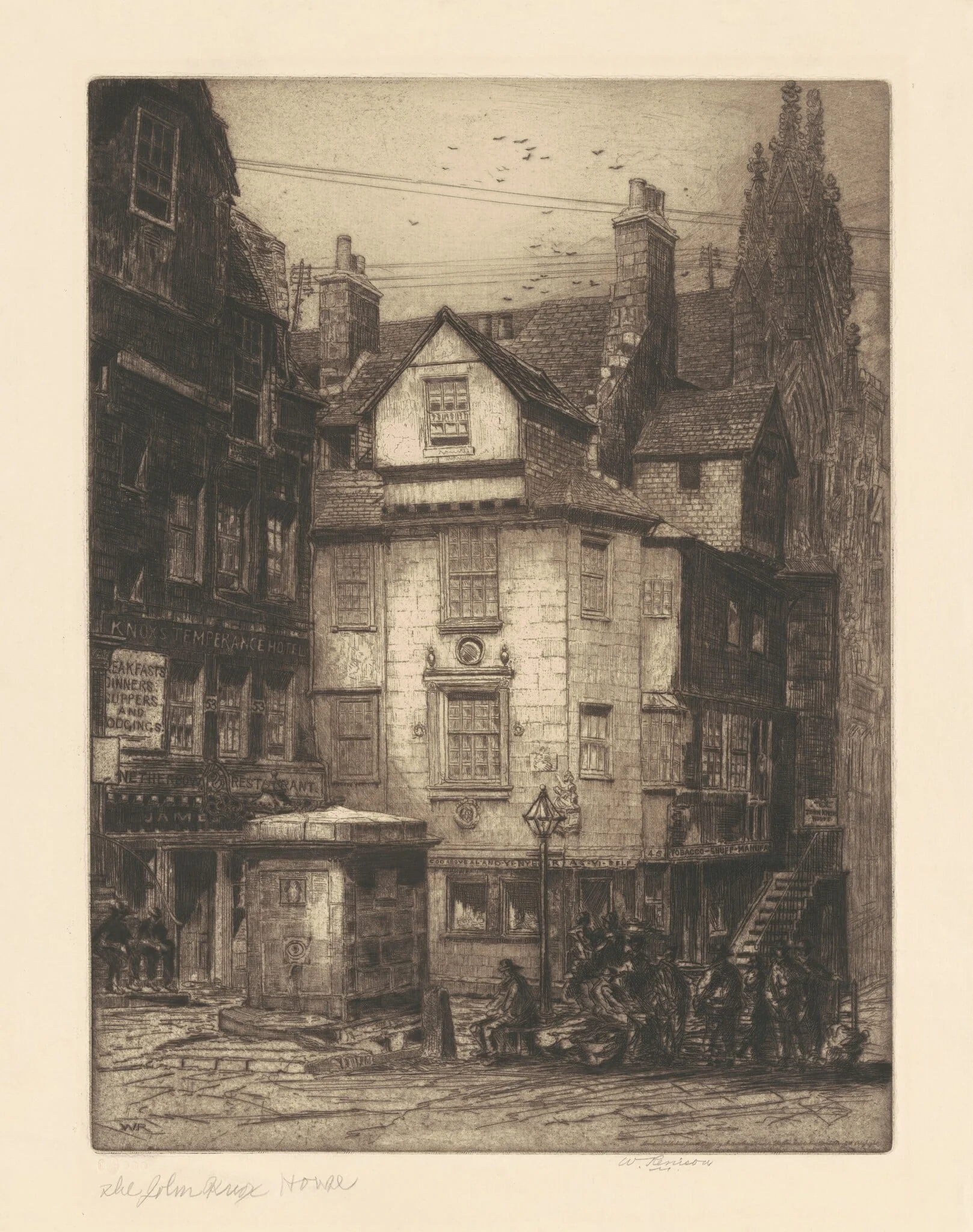 The John Knox House, detail