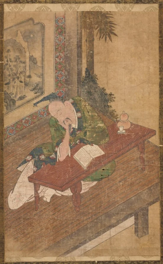 Sleeping Poet, detail