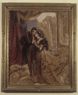 Sigismund Augustus and Barbara Radziwiłł, by Jan Matejko, unspecified, 1864