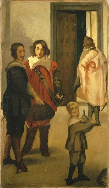 Spanish Cavaliers, detail