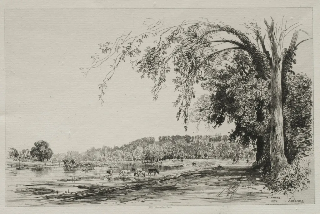 Richmond, by Maxime Lalanne, 1871
