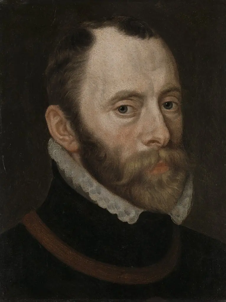 Portrait of Philippe de Montmorency, Count of Hoorne, Admiral of the Netherlands, Member of the Council of State, by Antonis Mor, oil