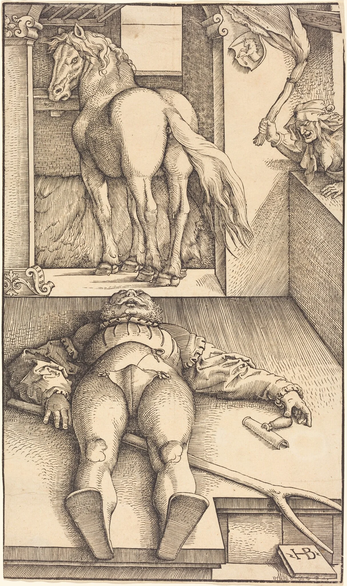 The Bewitched Groom, detail