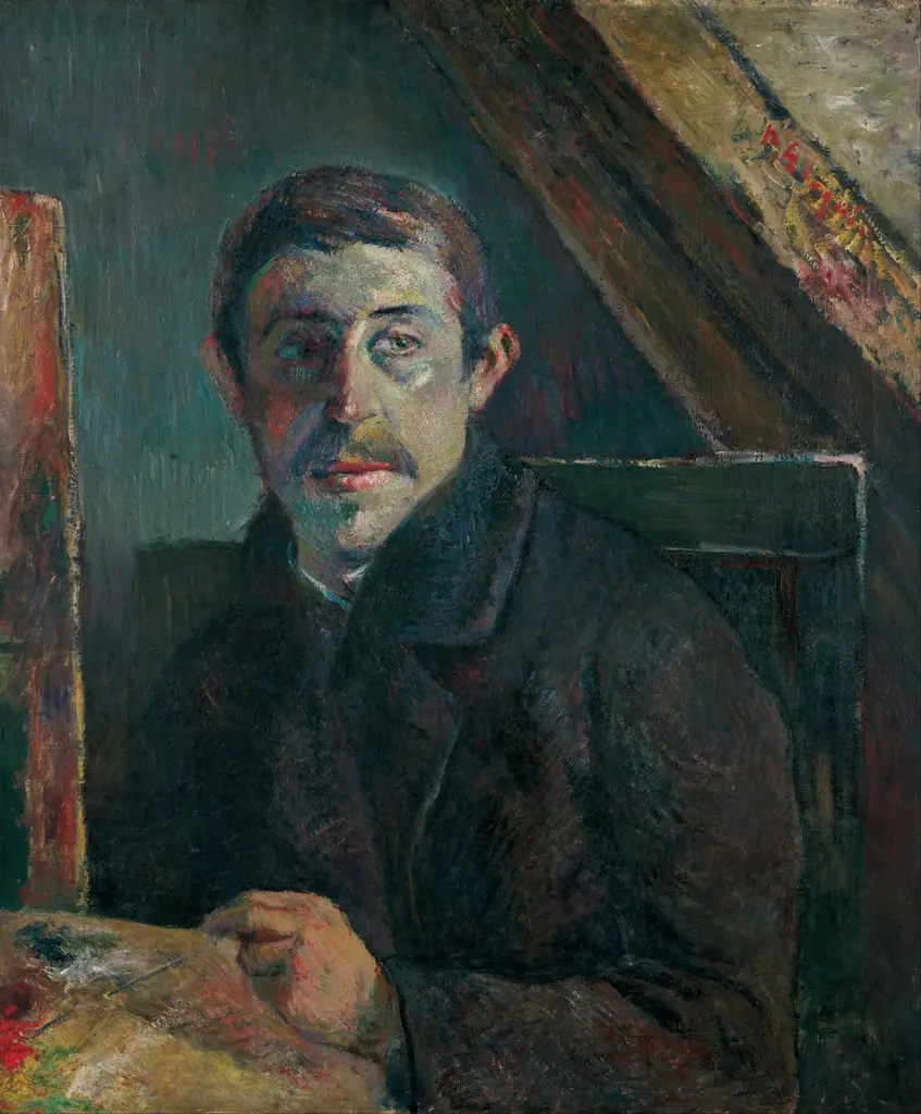 Self-Portrait, by Paul Gauguin, oil, 1893