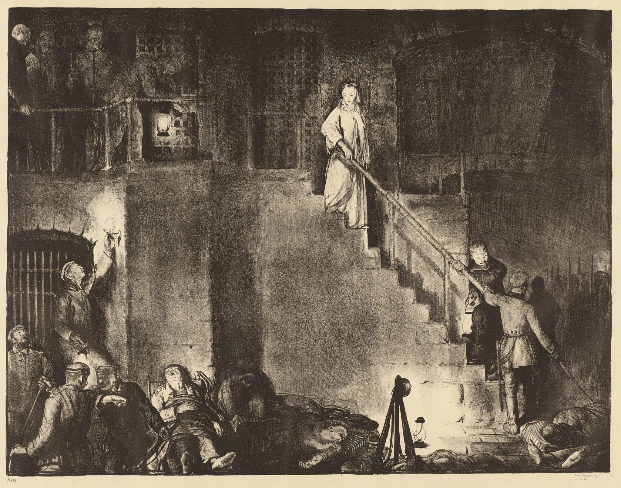 Murder of Edith Cavell, detail