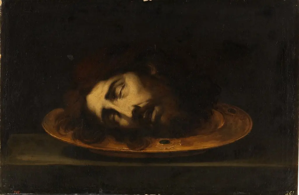 The Head of Saint John the Baptist, by Bartolomé Esteban Murillo, oil, 1601