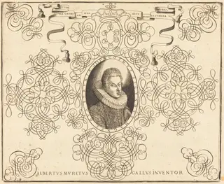 Cosimo II de' Medici, by Albert Muret, ink, 1615