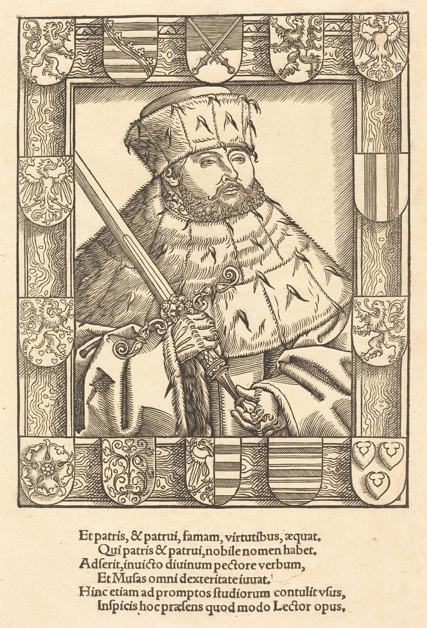 John Frederic the Magnanimous, in Electoral Robes, detail