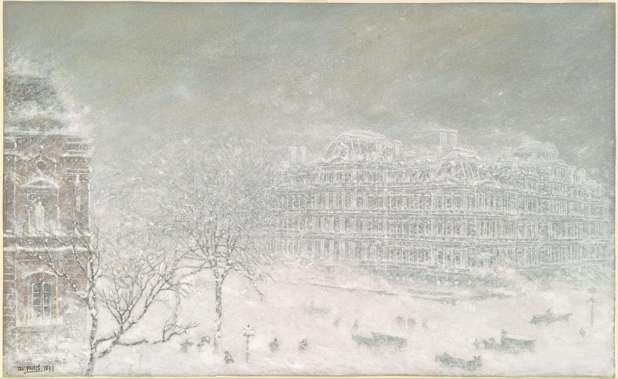 The Great Blizzard of 1899, detail