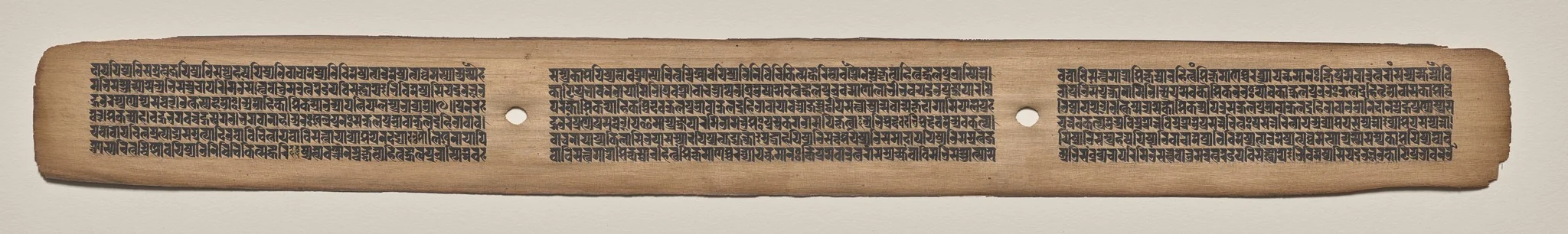 Text, Folio 41 (recto), from a Manuscript of the Perfection of Wisdom in Eight Thousand Lines (Ashtasahasrika Prajnaparamita-sutra), detail