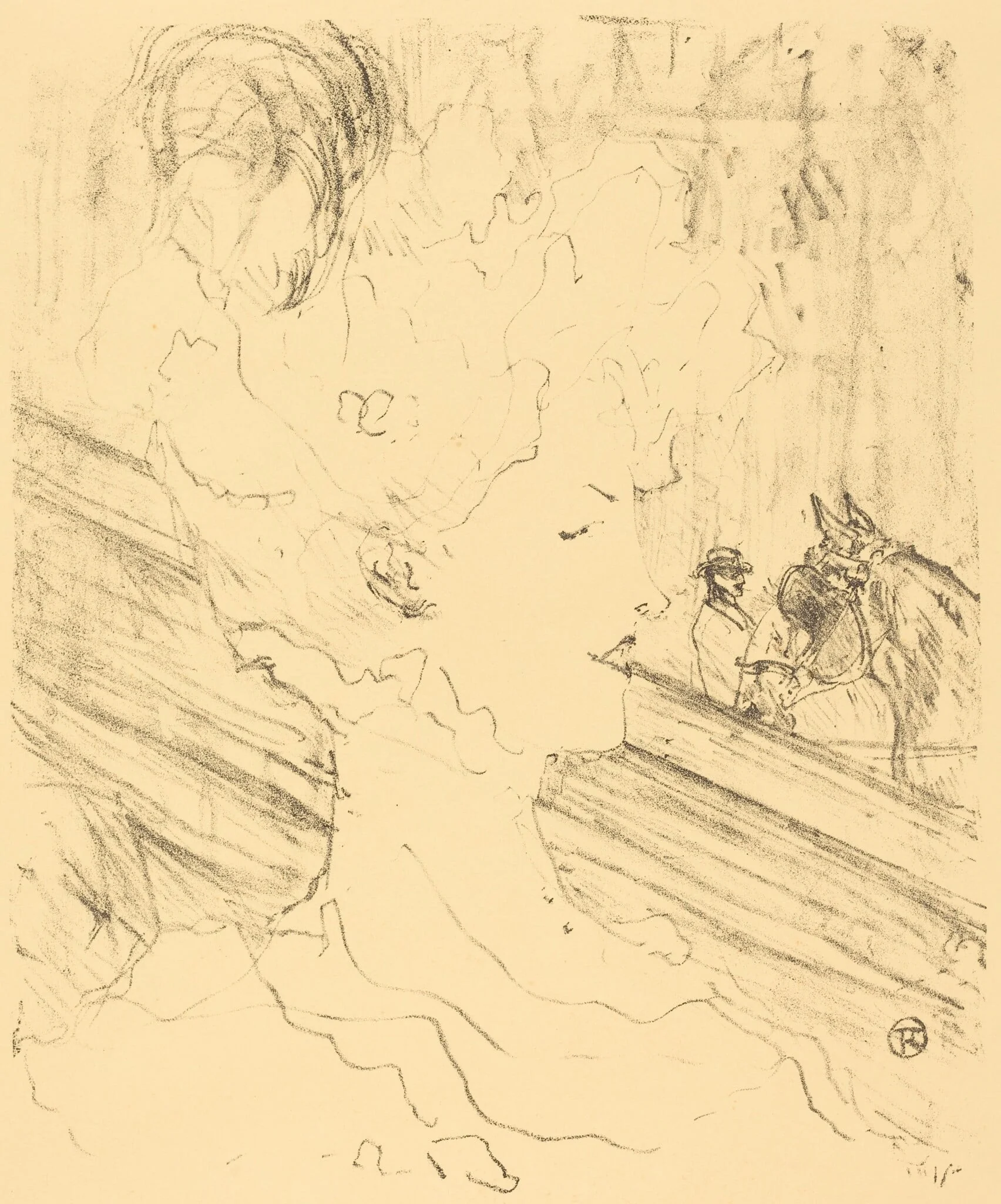 Emilienne d'Alençon, detail