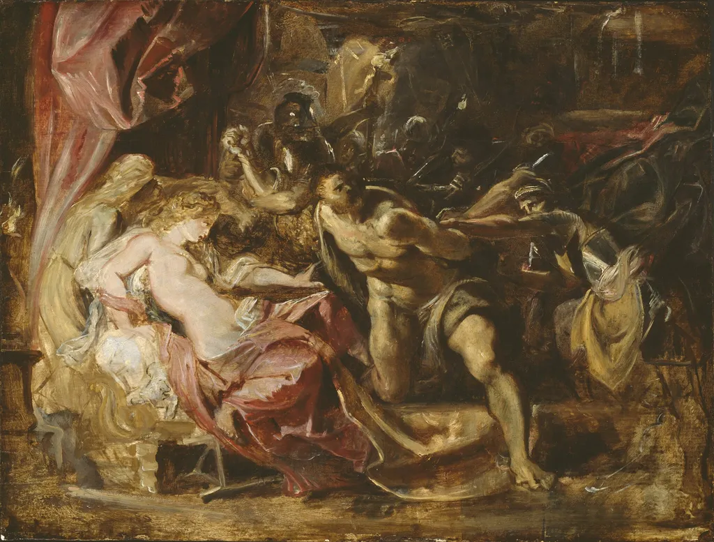 The Capture of Samson, by Peter Paul Rubens, oil, 1610