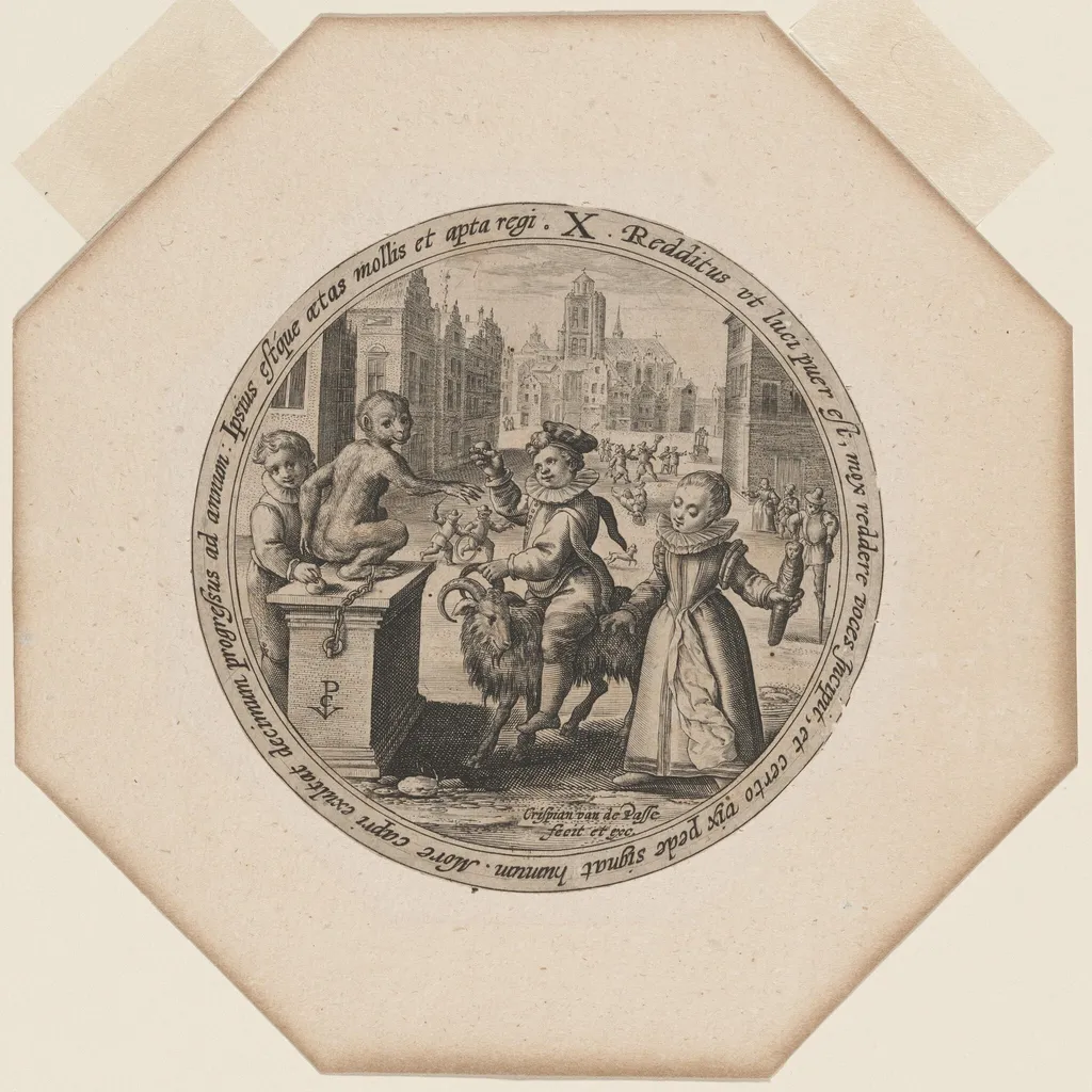 X: Ten Years, by Crispijn van de Passe I, ink, 1599
