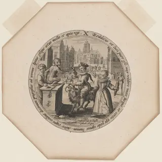 X: Ten Years, by Crispijn van de Passe I, ink, 1599