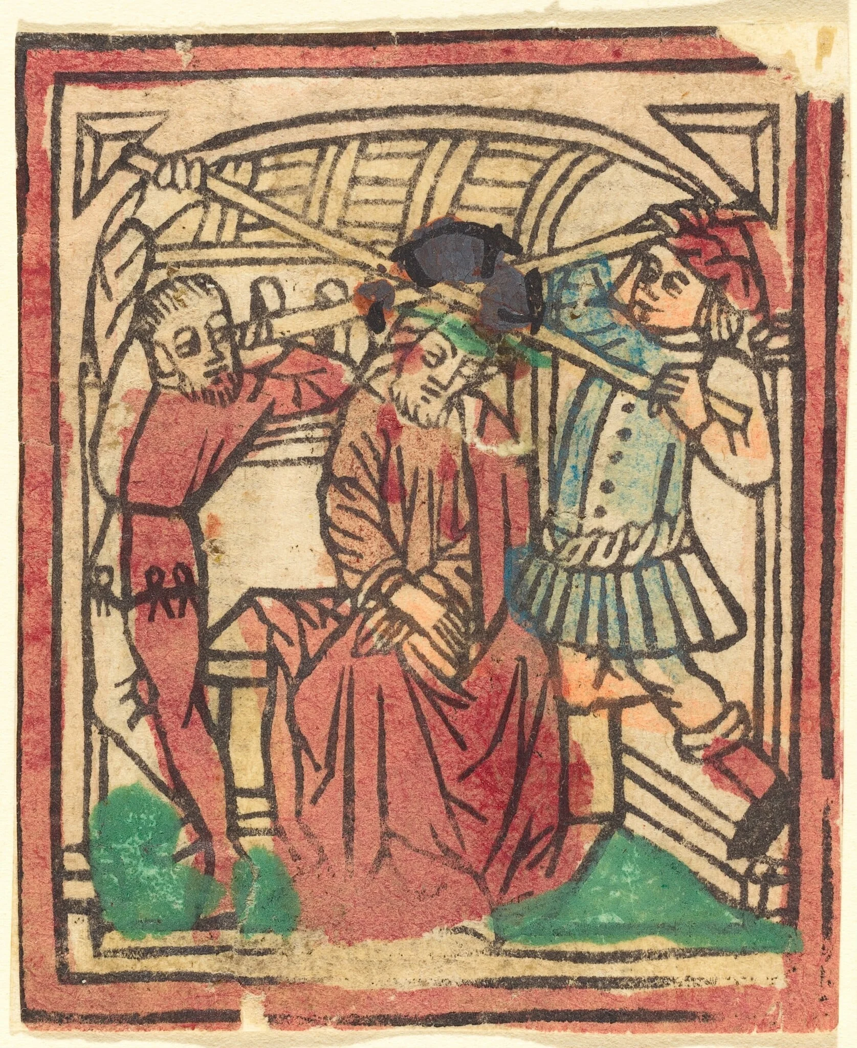 The Crowning with Thorns, detail