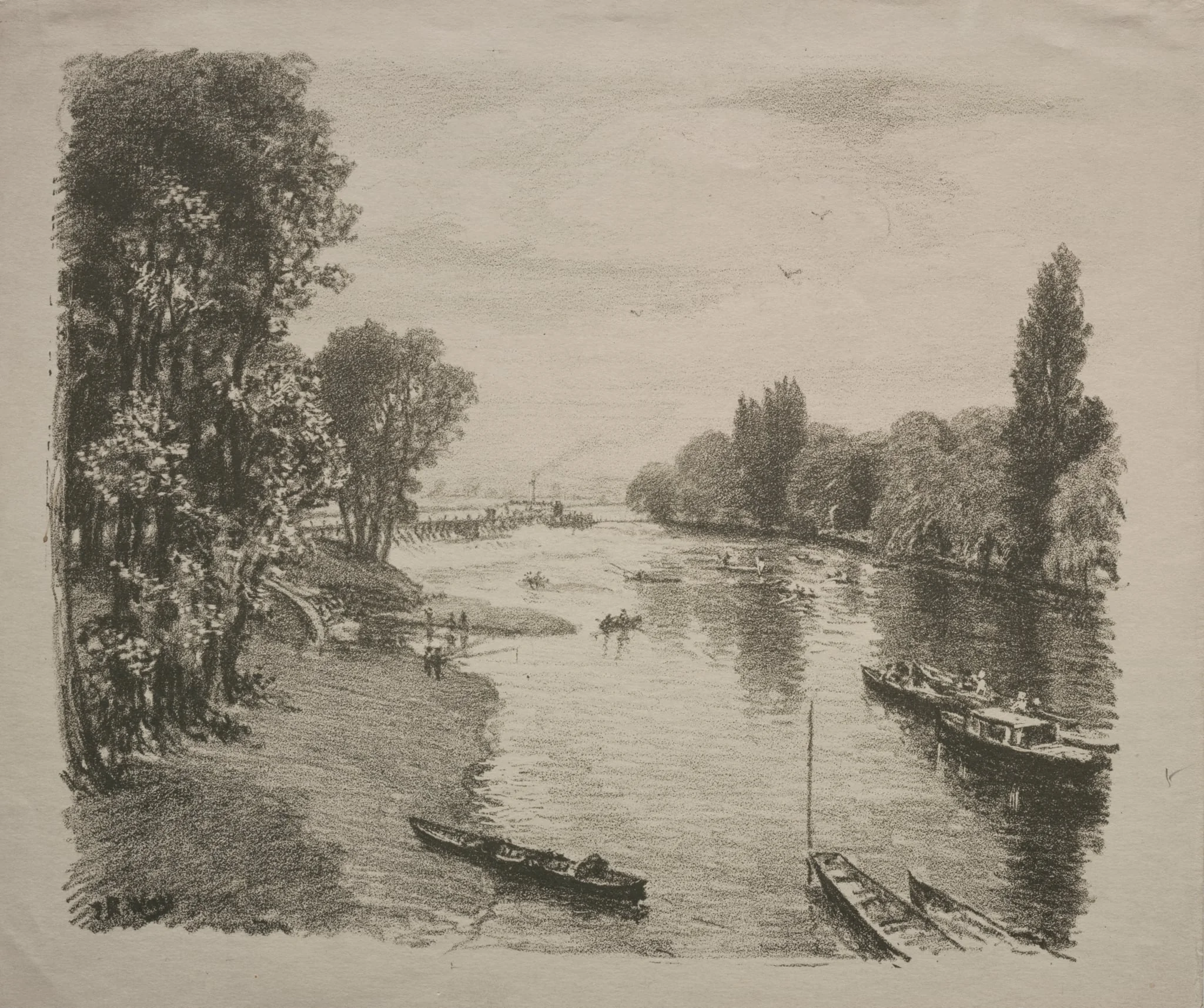 The Thames, detail