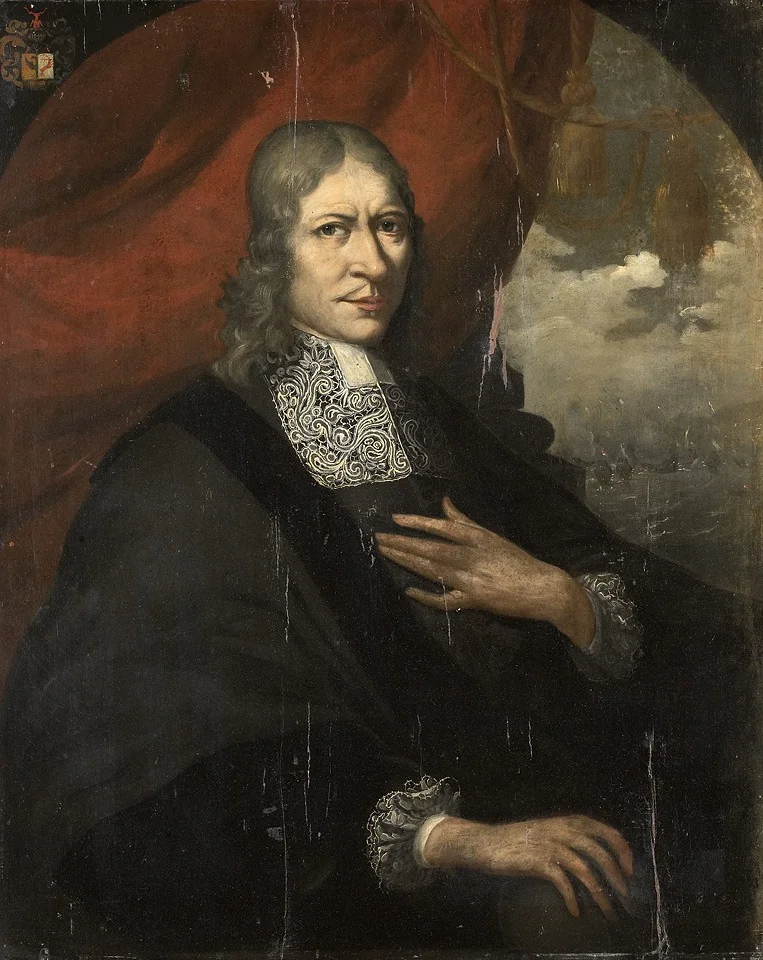 Portrait of Rycklof van Goens (1619-82). Gouverneur-generaal (1678-81), detail