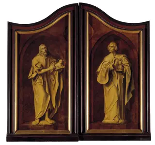 Saint John, by Quinten Metsys, oil, 1511