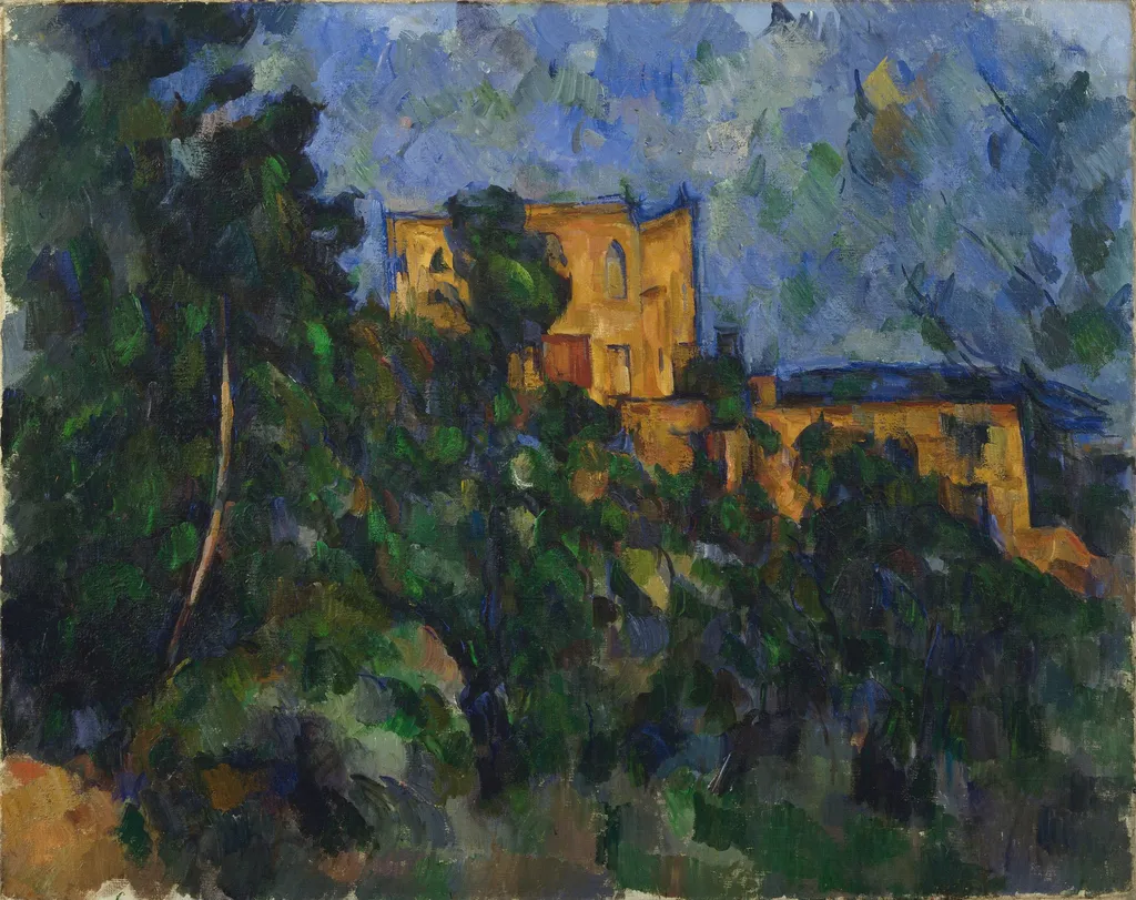 Château Noir 1903, by Paul Cezanne, oil, 1903