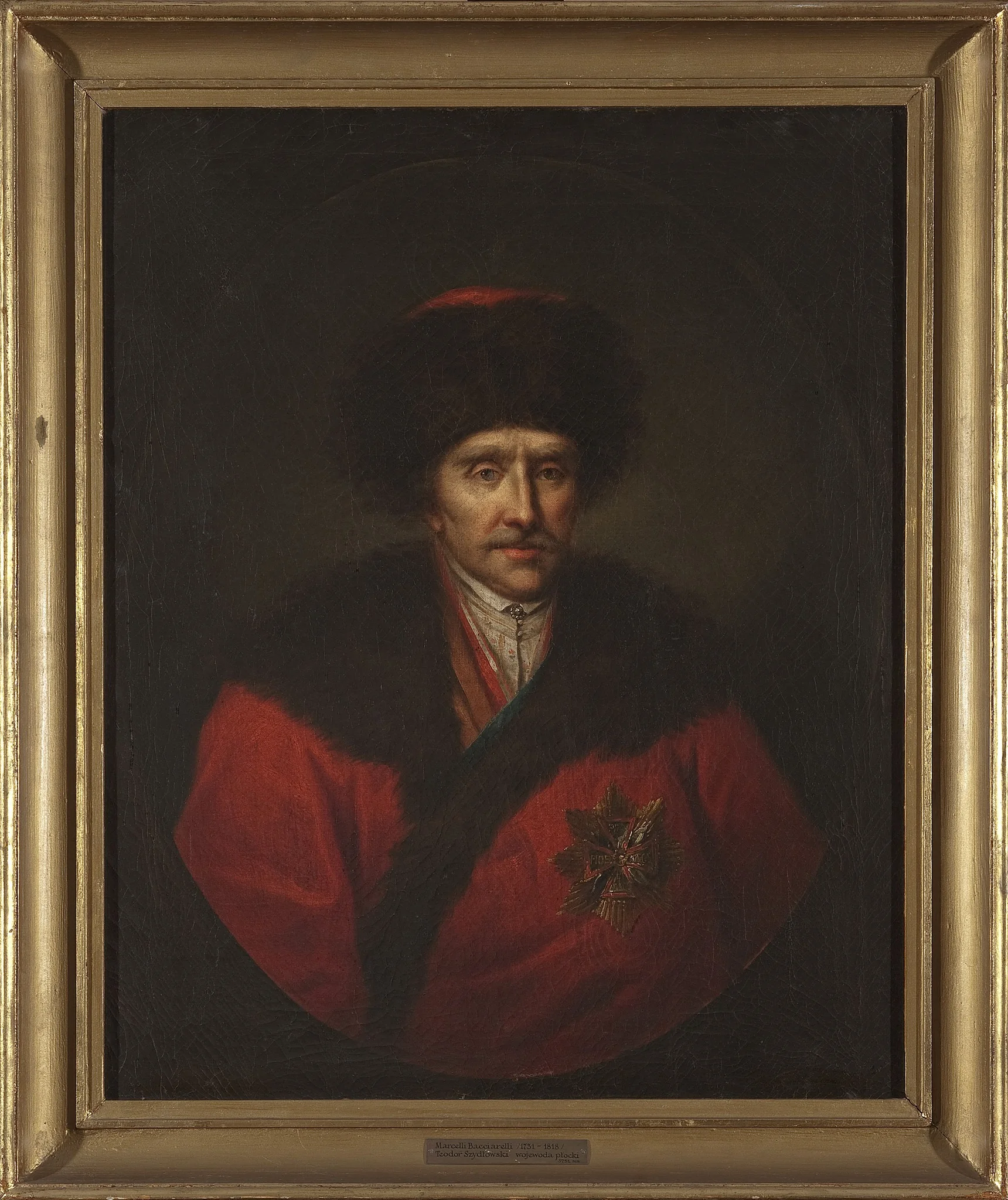 Portrait of Teodor Szydłowski (d. 1796), voivode of Płock, detail