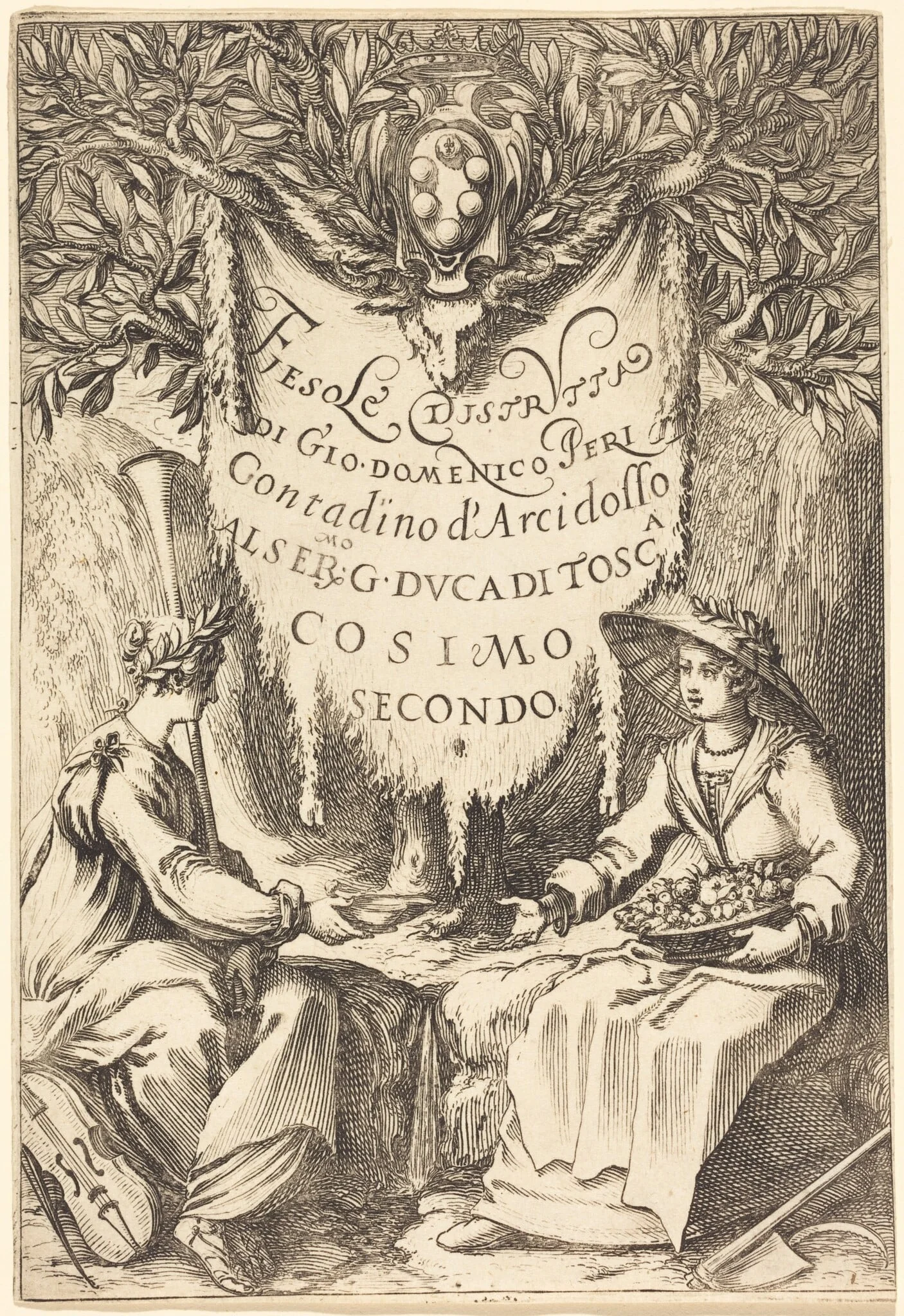 La belle jardinière, detail