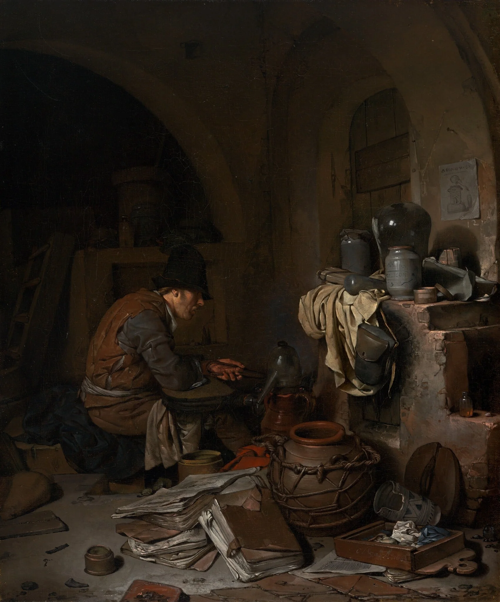 The Alchemist, detail