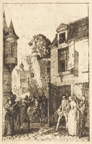 On ne s'avise jamais de tout, by Gabriel de Saint-Aubin, ink, 1762