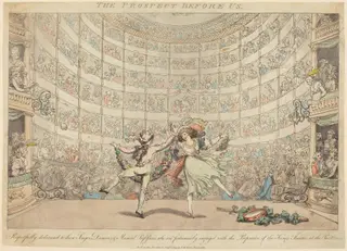 The Prospect before us, No. 2, by Thomas Rowlandson, ink, 1791