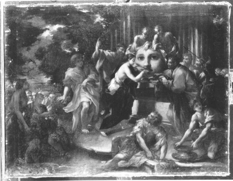 Der Mund der Wahrheit, detail