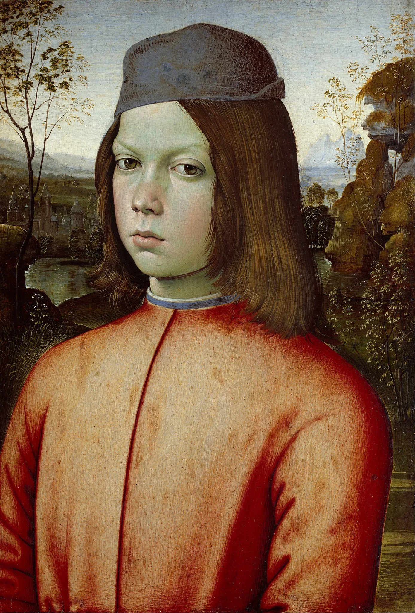 Portrait of a Boy, detail