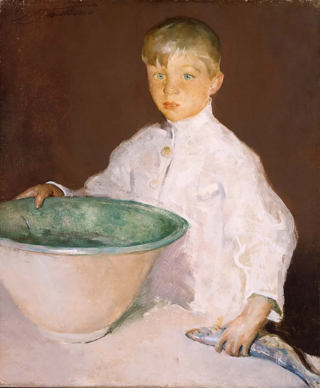 The Bowl, by Charles Webster Hawthorne, oil, 1900