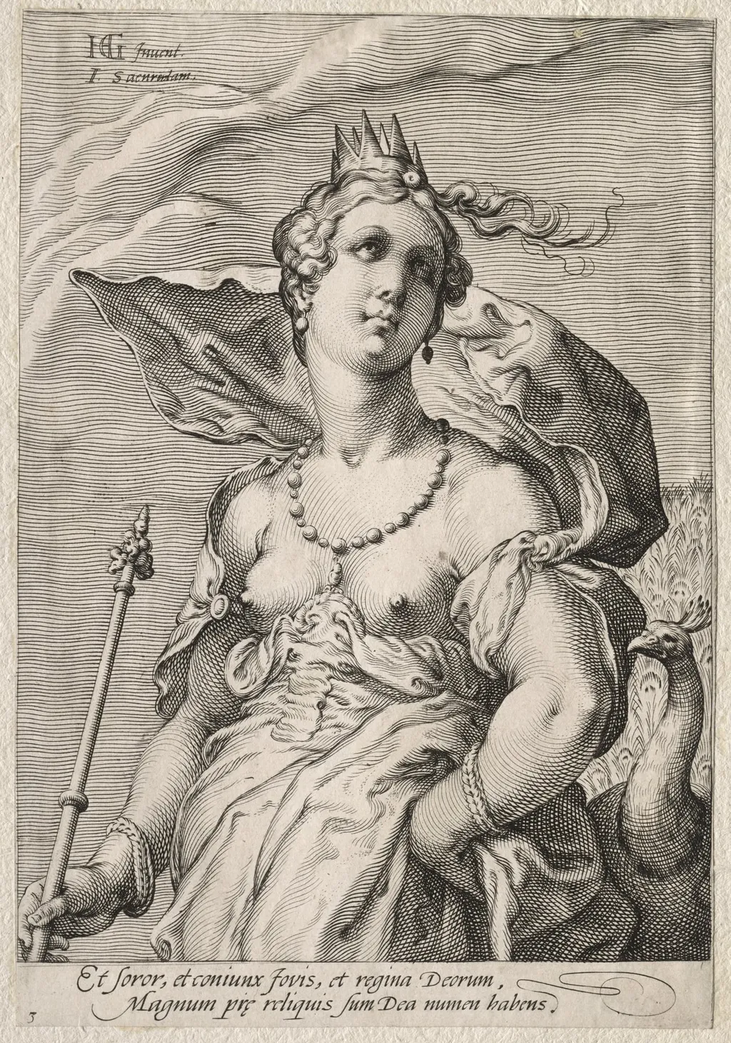 Juno, by Jan Pietersz Saenredam, 1595