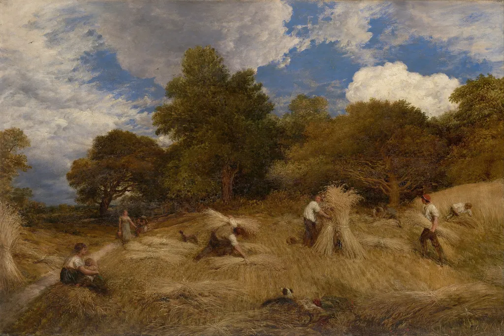 Wheat, by John Linnell, oil, 1860