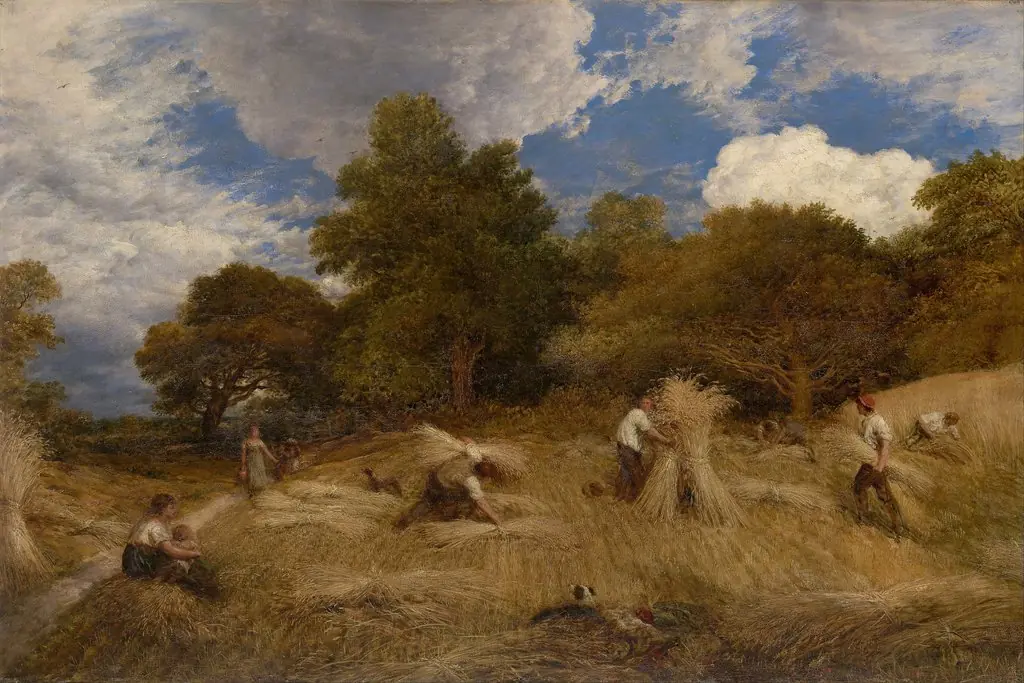 Wheat, by John Linnell, oil, 1860
