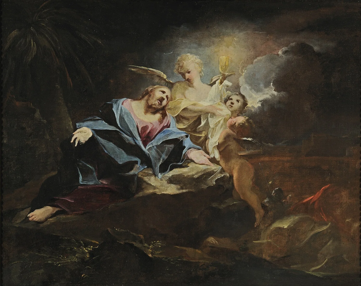 Le Christ au jardin des oliviers, detail