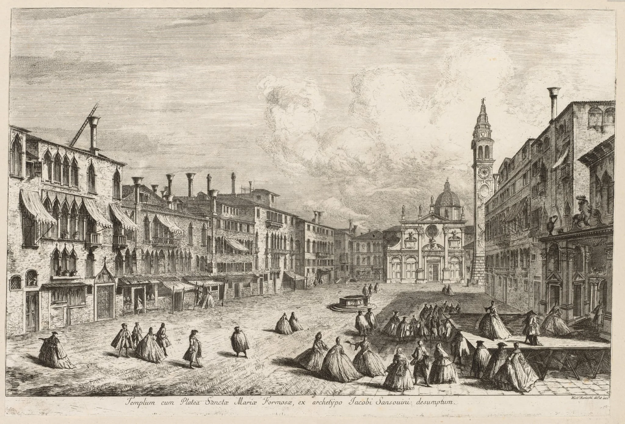 Views of Venice: S. Maria Formosa, detail