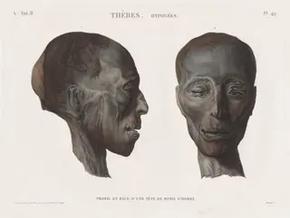 Description of Egypt: Thebes. Hypogees Vol. II, Pl. 49, by Antoine Maxime Monsaldy, 1812