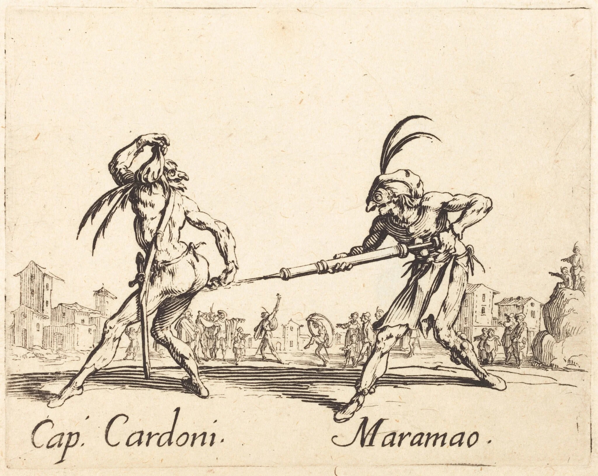 Cap. Cardoni and Maramao, detail