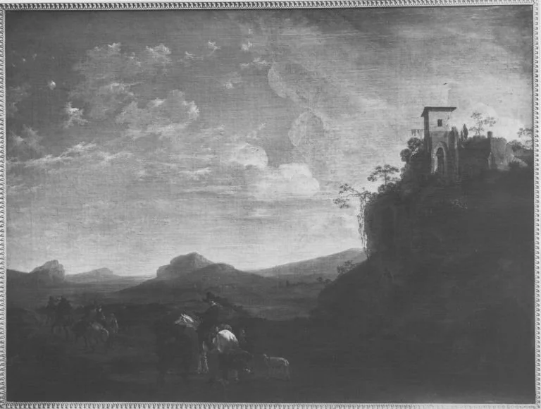 Italianate Landscape, detail