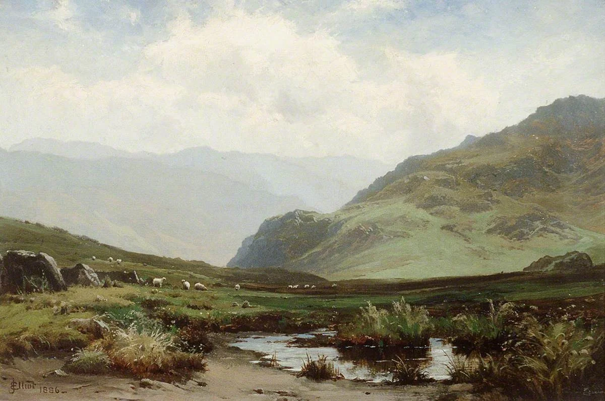 On Snowdon, detail